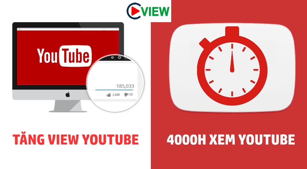 Tăng view youtube an toàn và tăng 4000 giờ xem youtube