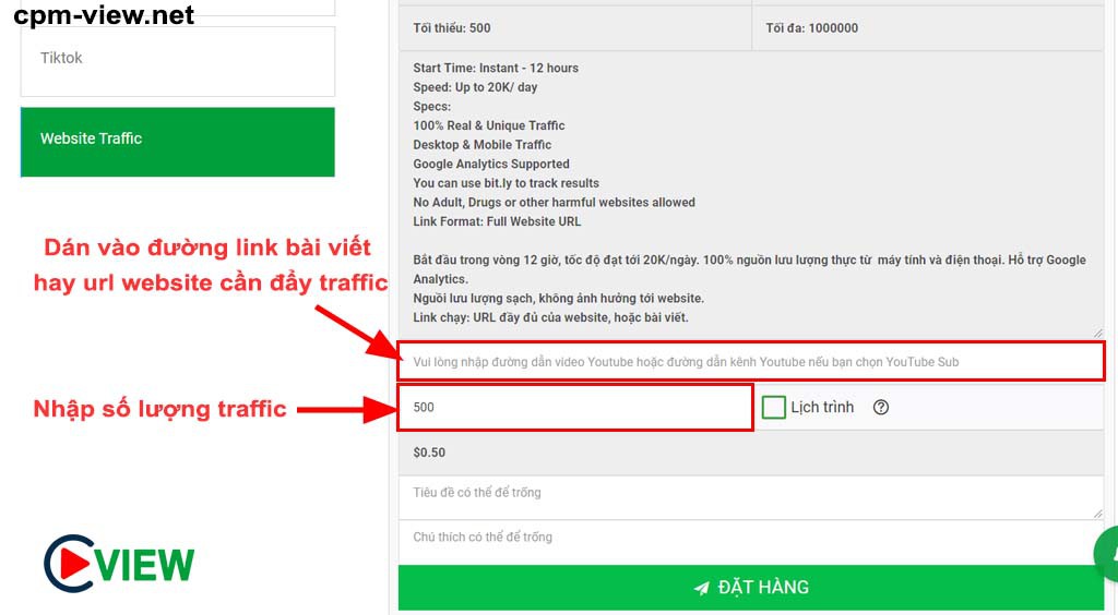 b4 đặt lệnh tăng traffic cho website của bạn